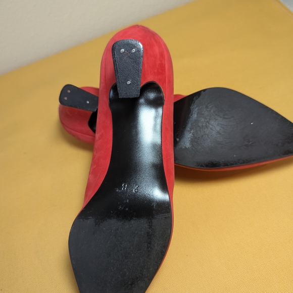 Women's Suede Heels - Charcol and Red Bundle! - Picture 5 of 8